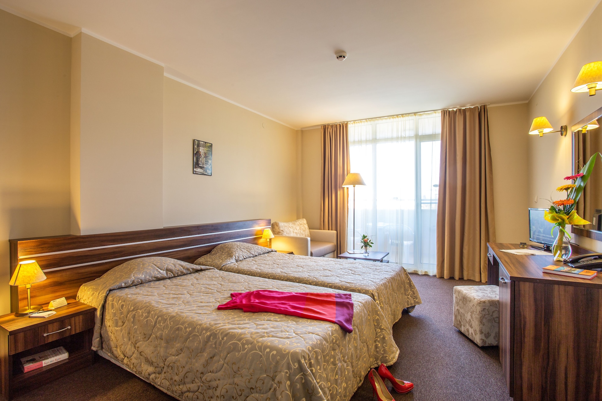 双人房，阳台（免费水上公园通行证）