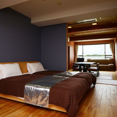 ☆Hot Spring And Panoramic Bath Included☆ 3 Types Of [Modern Japanese-Western Style Rooms] [Deluxe Suite] [Japanese-Western Room] [Non-Smoking] [No View] 夢みさき クーポン