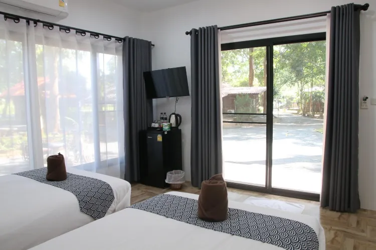 [Main Building] Studio Suite Twin, Garden