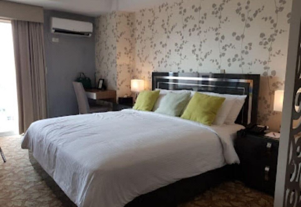 奢華公寓， 1 張特大床， 城市景觀， 塔樓