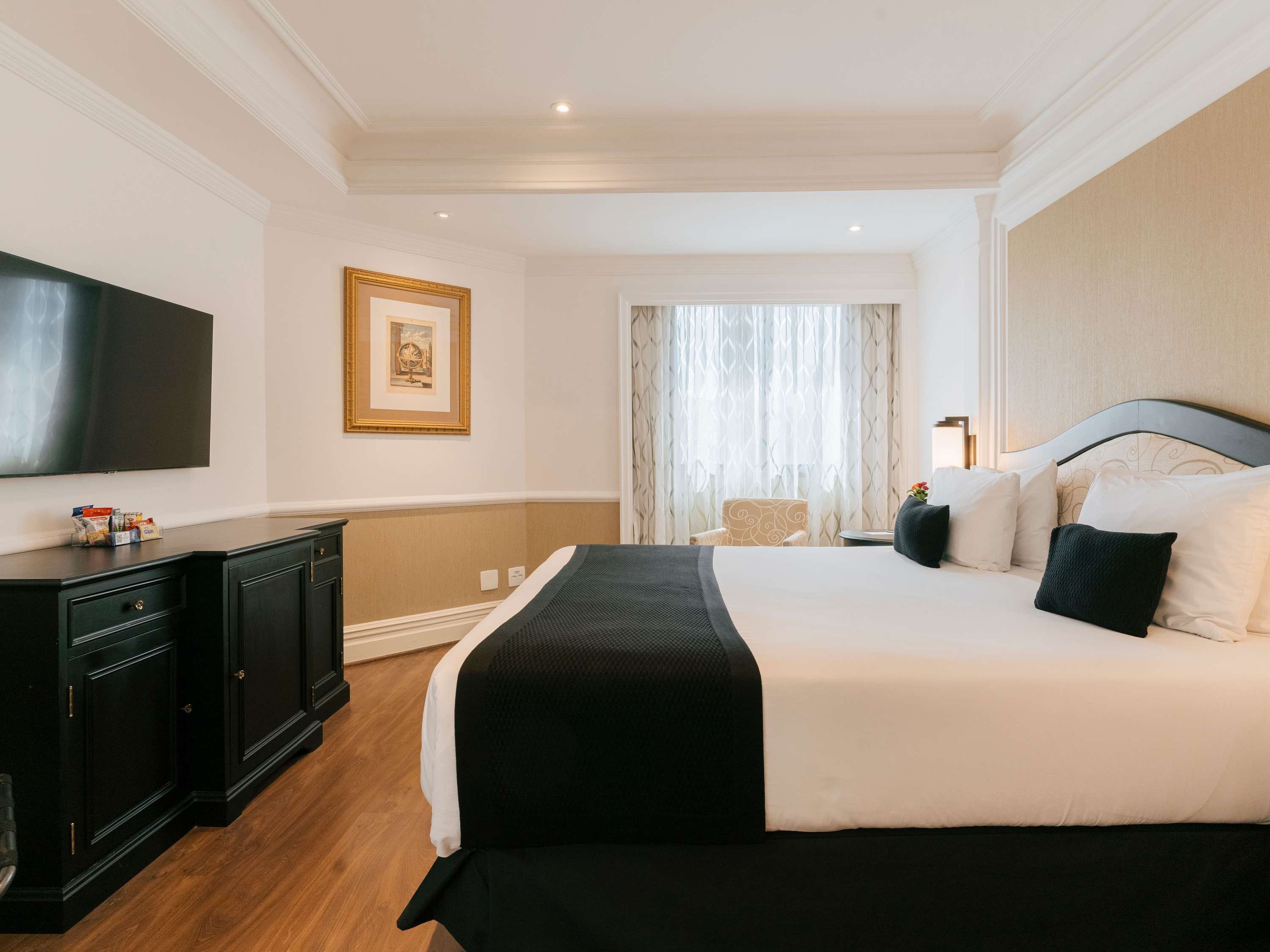 伊比拉普埃拉公园景豪华双人床房（带阳台）