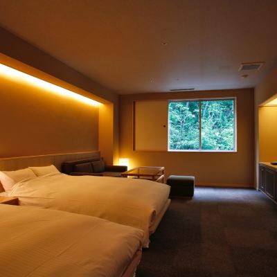 檜内風呂付ツイン（45平米） 定山渓 第一 寶亭留 翠山亭 クーポン