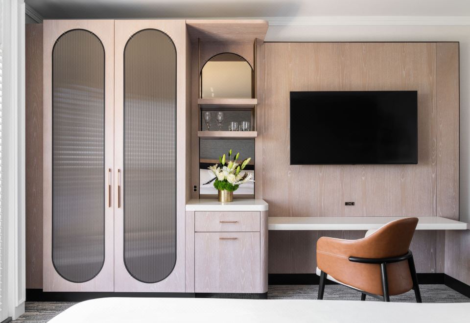 俱乐部塔楼豪华客房，可使用俱乐部休息室，1特大床