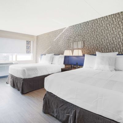 Accessible-2 Queen, Mobility Accessible, Communication Assistance, Roll in Shower, Microwave and Refrigerator, Non-Smoking GLō Best Western Mississauga Corporate Centre Promo Code