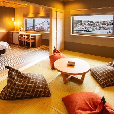 Superior Japanese-Western Room, Suite Room, Ocean View, Non-Smoking ( Bird's Poem [Non-Smoking]) 漁火の宿シーサイド観潮 クーポン