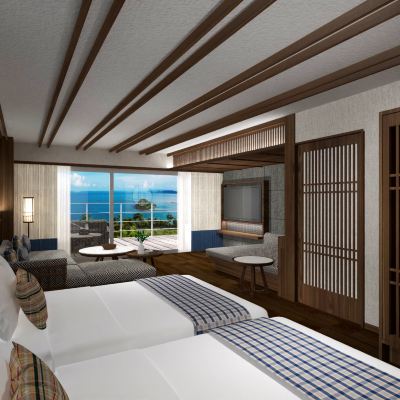 オーシャンビュースイートルーム(ご利用人数3名)(禁煙) 御宿 The Earth クーポン