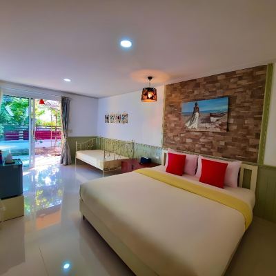 ห้องซูพีเรียร์ เตียงใหญ่ 1 เตียง รหัสโปรโมชั่น เกาะล้าน ริเวียร่า