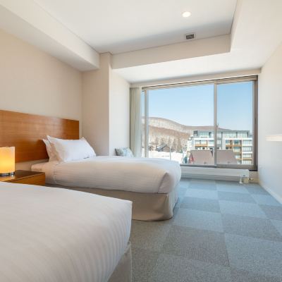 套房, 2 間臥室 （4 Single Beds） 二世谷察殿飯店優惠