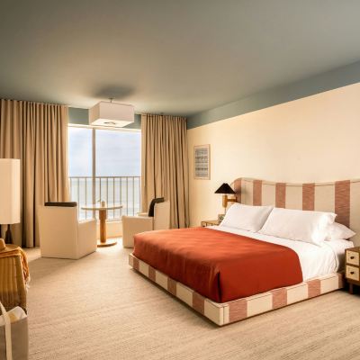 Oceanfront King, Guest Room, 1 King Blockade Runner Beach Resort Promo Code