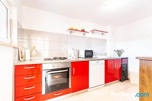 海景一卧室公寓 - 带露台