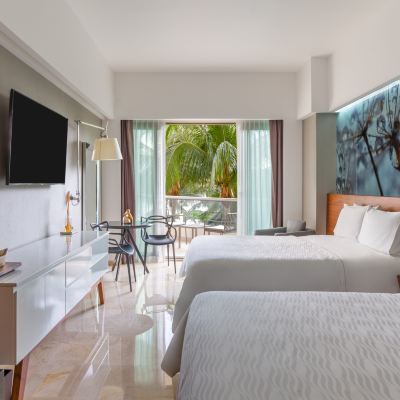 Premium Two Double Room with Garden View Live Aqua Beach Resort Cancun Promo Code