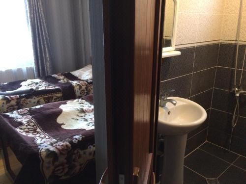 带浴室的双床房