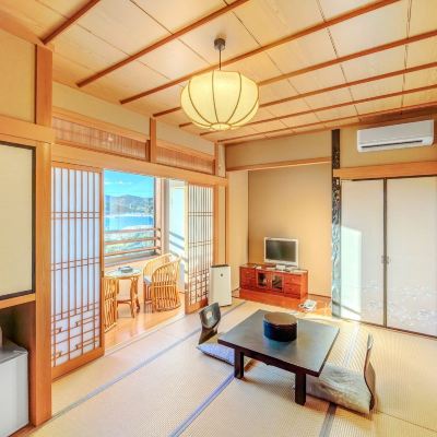 和風オーシャンビュールーム(10畳)(露天風呂) 伊勢志摩　情景の宿　あづま クーポン