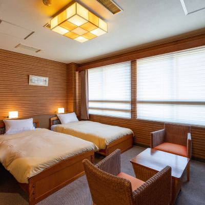 ウエスタンツインルーム マウンテンサイド（バス無し、トイレ付）禁煙 熱川プリンスホテル クーポン
