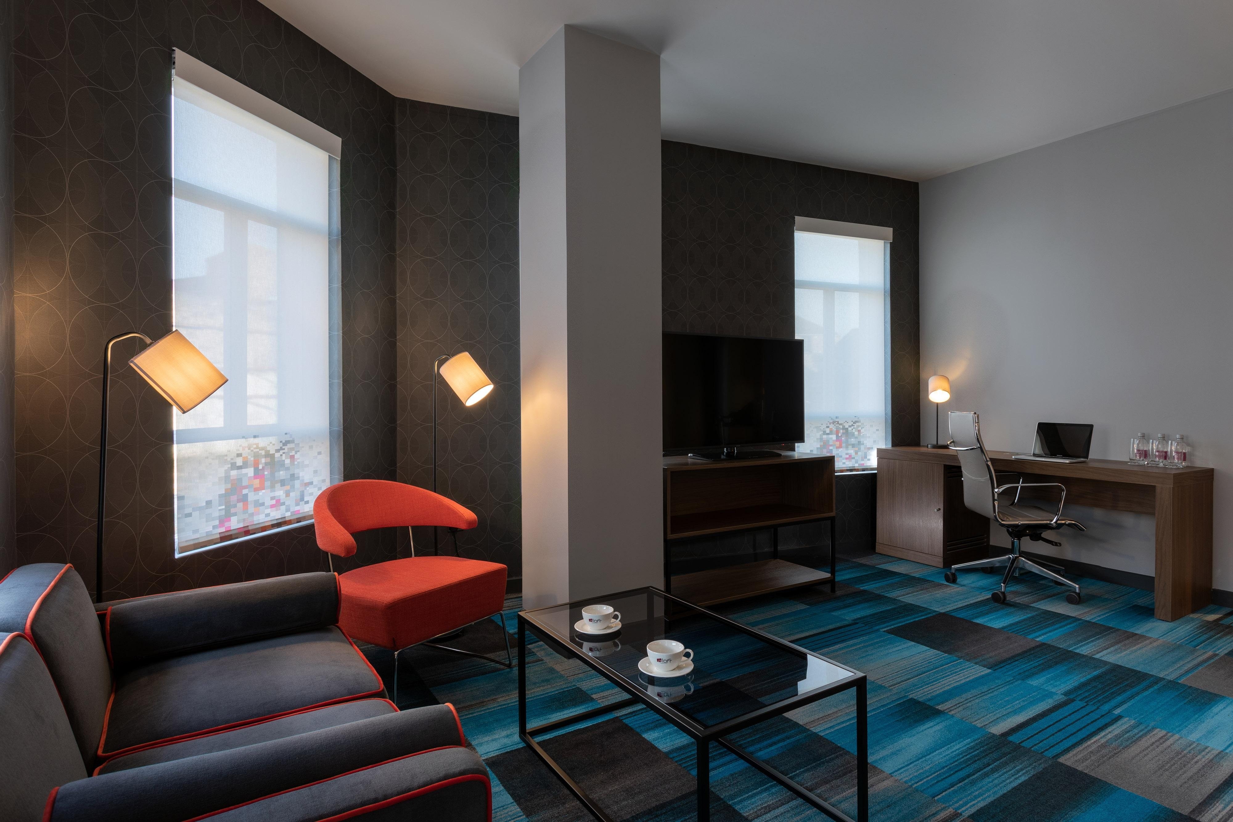 都市两张双人床一室房