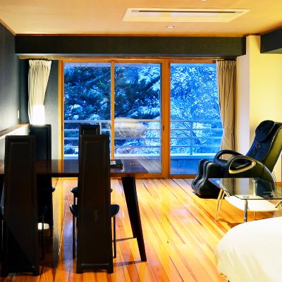 (Flat Floor - Type B) [Suite] [Twin Room] [Smoking] [Mountain View] 塩原温泉　渓流野天風呂と炉端料理の宿　湯守田中屋 クーポン