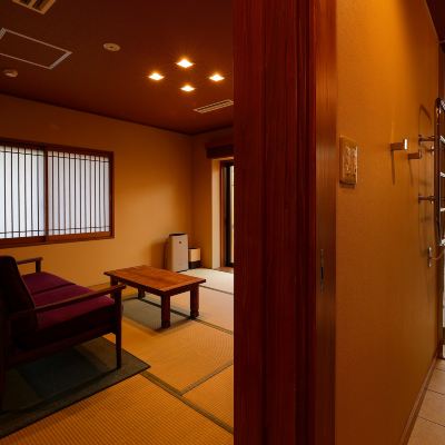 Japanese-Western Room With Japanese-Style Bed, Sunroom, Open-Air Bath And Shower-Non-Smoking オーベルジュ　別邸　山風木 クーポン