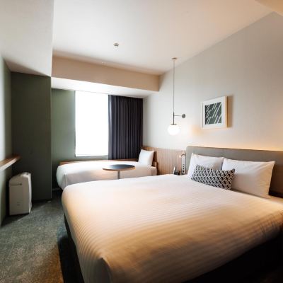 標準雙床房-帶梳化床-禁菸 十字生活博多天神優惠