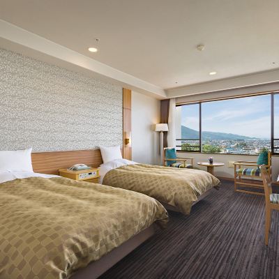 アルプスビューのセントラルホールデラックスツインルーム 信州松本 美ケ原温泉 翔峰 クーポン