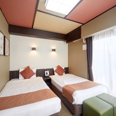 【洋式房間】☆最大3人☆含沙發 【標準】【雙床房】【禁菸】 日本橋東亞阿馬特拉斯飯店優惠