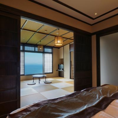 Japanese/Western-Style Room With Open-Air Bath (Dua Type) 石鏡第一ホテル神倶良 クーポン
