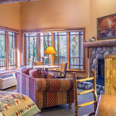 Cabin, 1 King Bed (Riverfront) Weasku Inn Promo Code