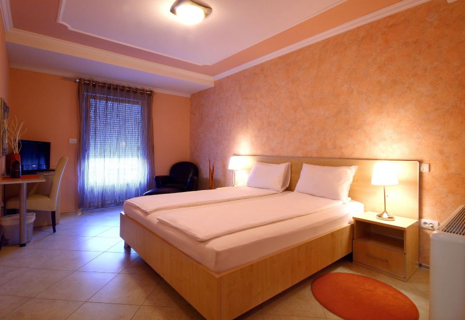 家庭四人房， 露台