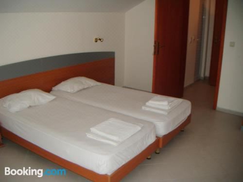 带阳台的海景双床间