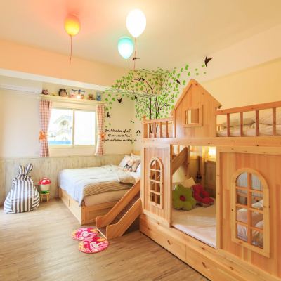 幸運草日雜溜滑梯房 宜蘭朵朵小語鄉村民宿優惠