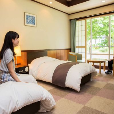 西翼雙床房 花咲溫泉吉屋莊優惠