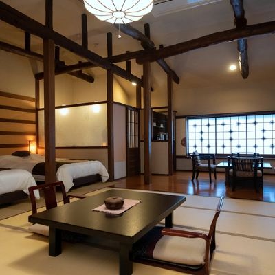 和式ルーム 和式ベッド付き 広縁スペース(桜タイプ、仙遊亭ウイング) 草津温泉 奈良屋 クーポン