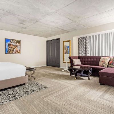 Suite, 1 King Bed, 2 Person Sofa Bed Cambria Hotel New Orleans Downtown Warehouse District Promo Code