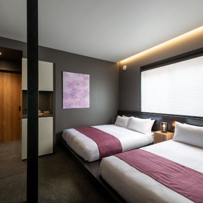 スーペリアダブルルーム(ダブルベッド2台)(専用バスルーム)(禁煙) THE MACHIYA HOTEL TAKAYAMA クーポン