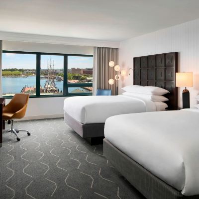 Club Two Queen Room with Harbor View Renaissance Baltimore Harborplace Hotel Promo Code
