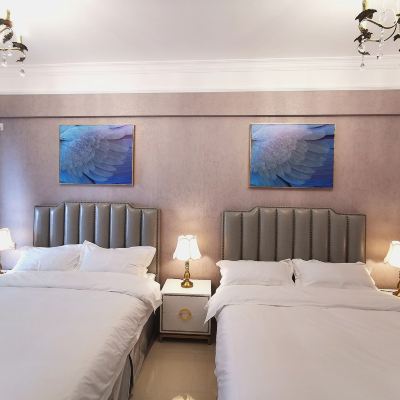 輕奢陽台雙床房 希爾公寓（廣州花都融創文旅城店）優惠