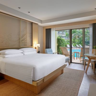 直通泳池特大床房 普吉島美林海灘萬豪度假飯店優惠