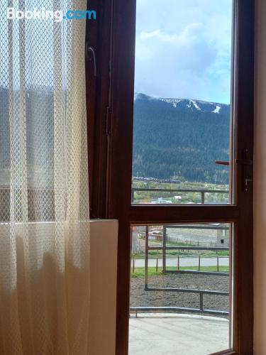 带阳台的双床房