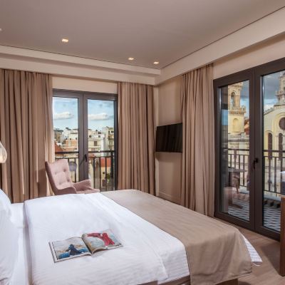 Deluxe Room with Balcony and City View