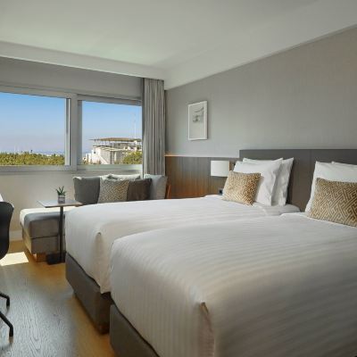Premium Twin Room with Sea, Park, or Opera View Athens Marriott Hotel Promo Code