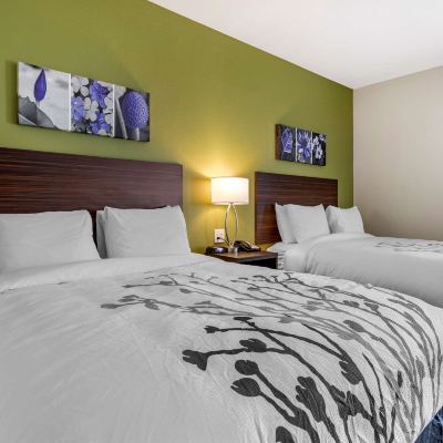 2 Queen Beds Suite Non-Smoking Sleep Inn & Suites Promo Code