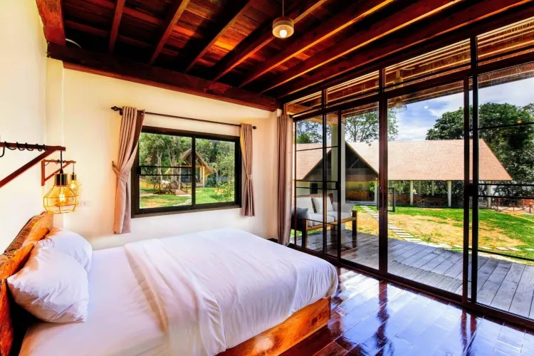 บังกะโลห้องดีลักซ์ ห้ามสูบบุหรี่