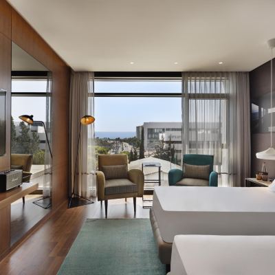 公共海景客房，2張單人床，海景，高樓層 普布利卡埃羅特酒店，簽名收藏優惠