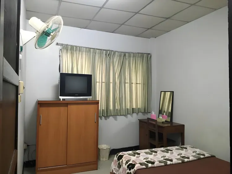 ห้องเตียงใหญ่ 1 เตียง (พัดลม)