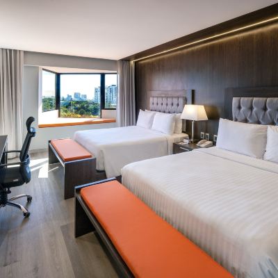 豪華單間套房，1卧室，熱水浴缸，部分海景 聖多明戈W＆P酒店優惠