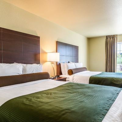 2 Queen Beds Room, Non-Smoking Cobblestone Inn & Suites - ORD Promo Code