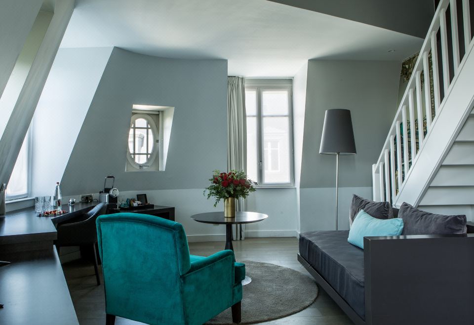 Hotel Indigo PARIS - OPERA by IHG1 Queen Bed 1 Bedroom Duplex Suite With Single Sofa Bed With Eiffel Tower View