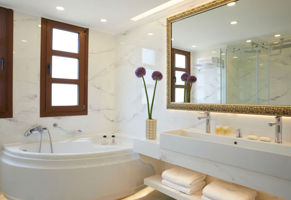 豪华套房，泳池或海景