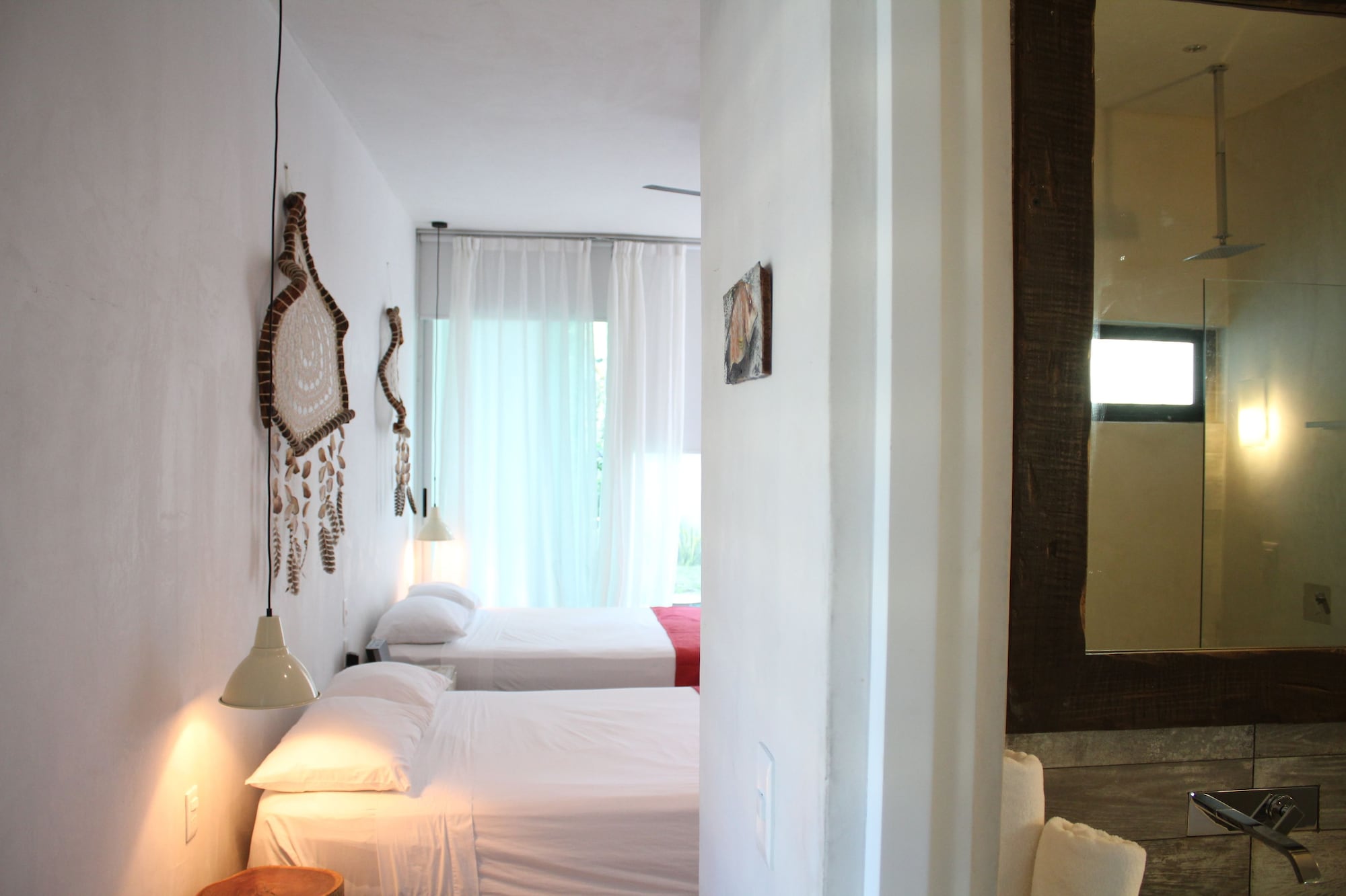 园景豪华双人房（2张大床，底楼）