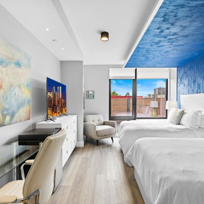 Deluxe Double Room, 2 Double Beds, Non Smoking Global Luxury Suites at The Arches Promo Code