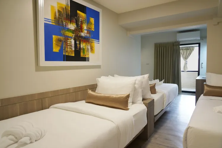 ห้องดีลักซ์ สำหรับสามท่าน ปลอดบุหรี่